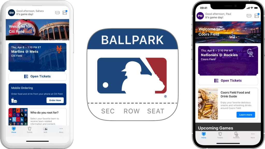 MLB Ballpark App