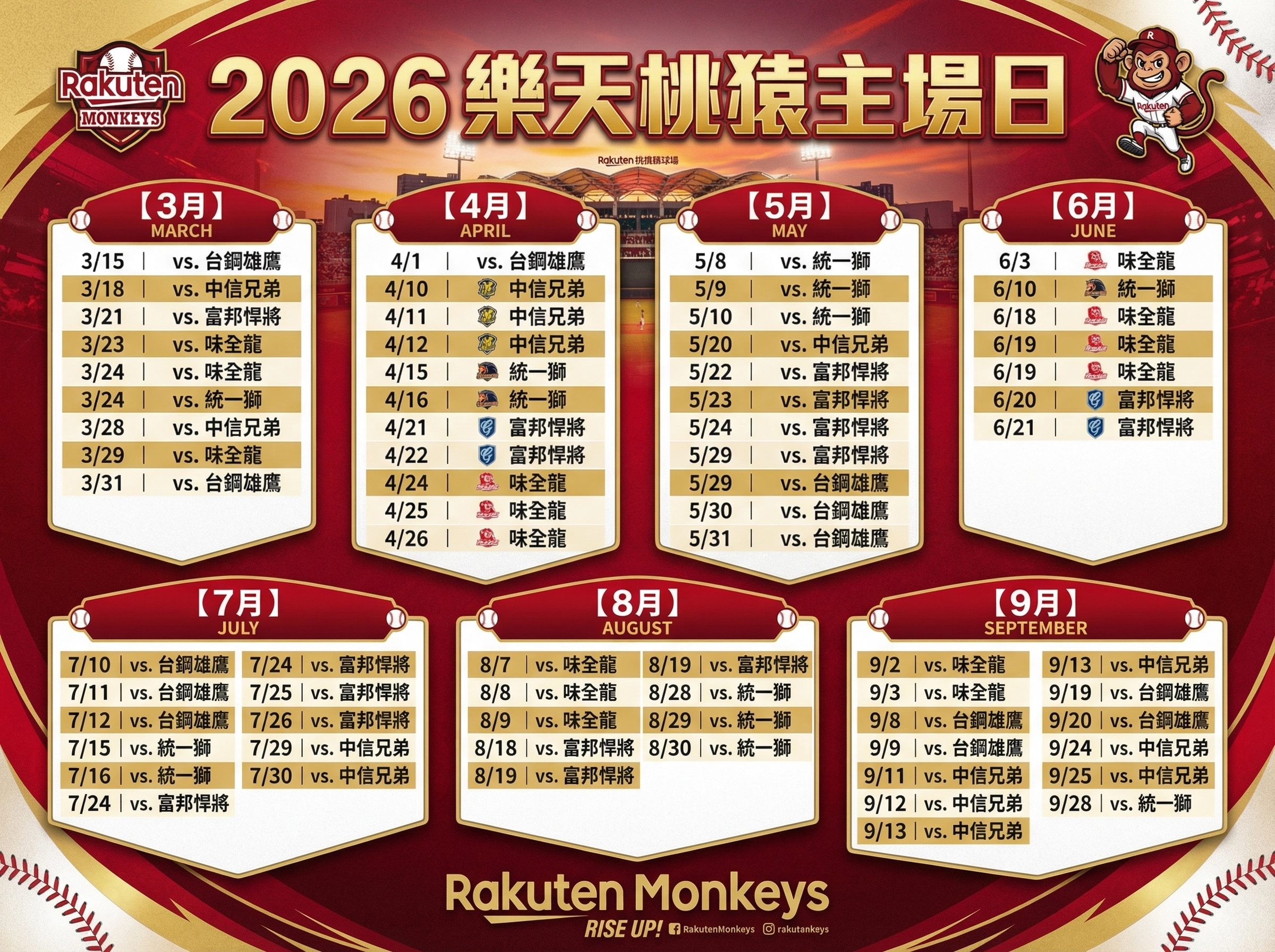 2026 樂天桃猿主場日